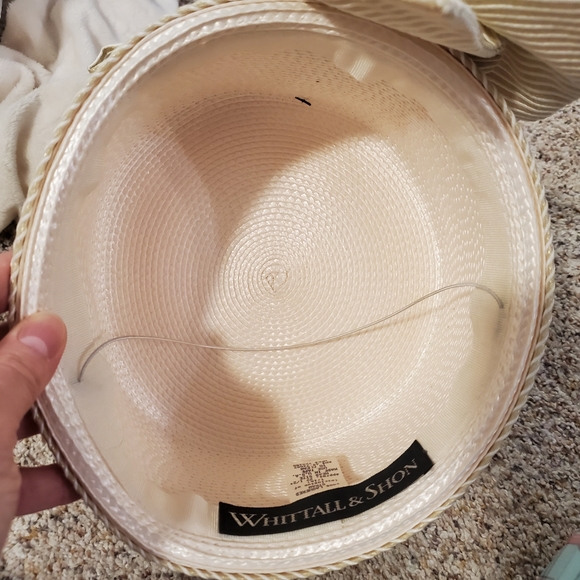 NEW! CLASSY Whittal & Shon Statement Hat Bow Gold Shimmer - Picture 4 of 7